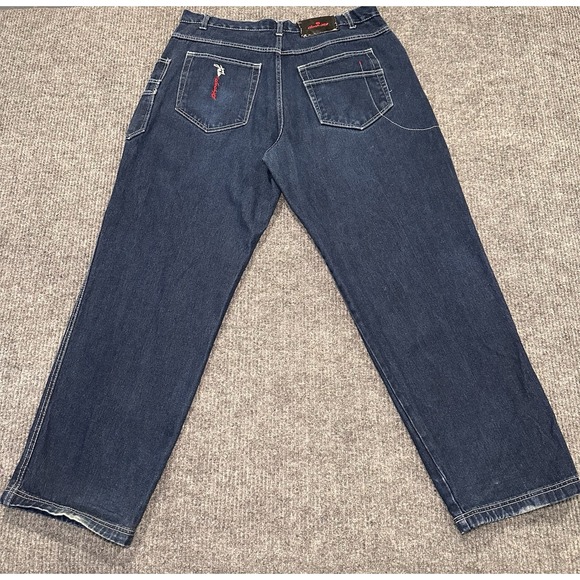 Vtg Fubu The Collection Cinca‎ XC11 Wide Leg Carpenter Jeans 38x34 Hip-Hop